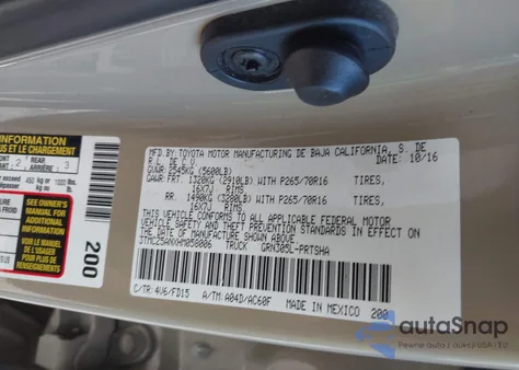 2017 Toyota Tacoma Trd Off Road from USA, damaged, VIN 3TMCZ5ANXHM058006